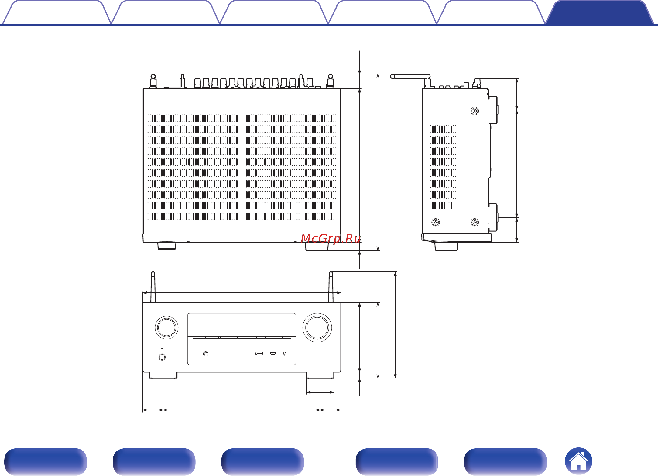 Denon AVR-X3200W Black (AVRX3200WBKE2) [286/298] Вес 11 3 кг