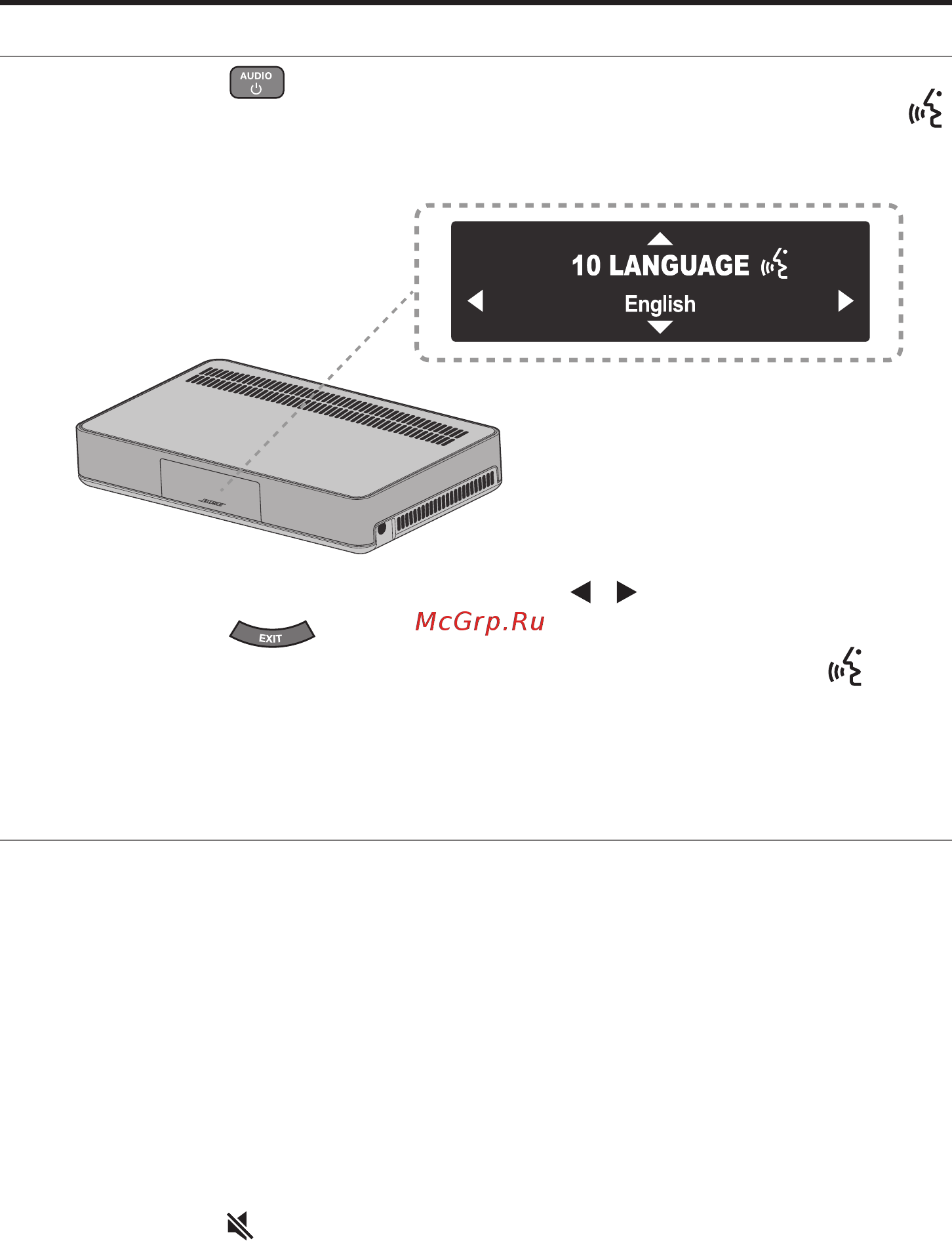Bose SoundTouch 520 Black [19/40] Включение питания системы и выбор языка