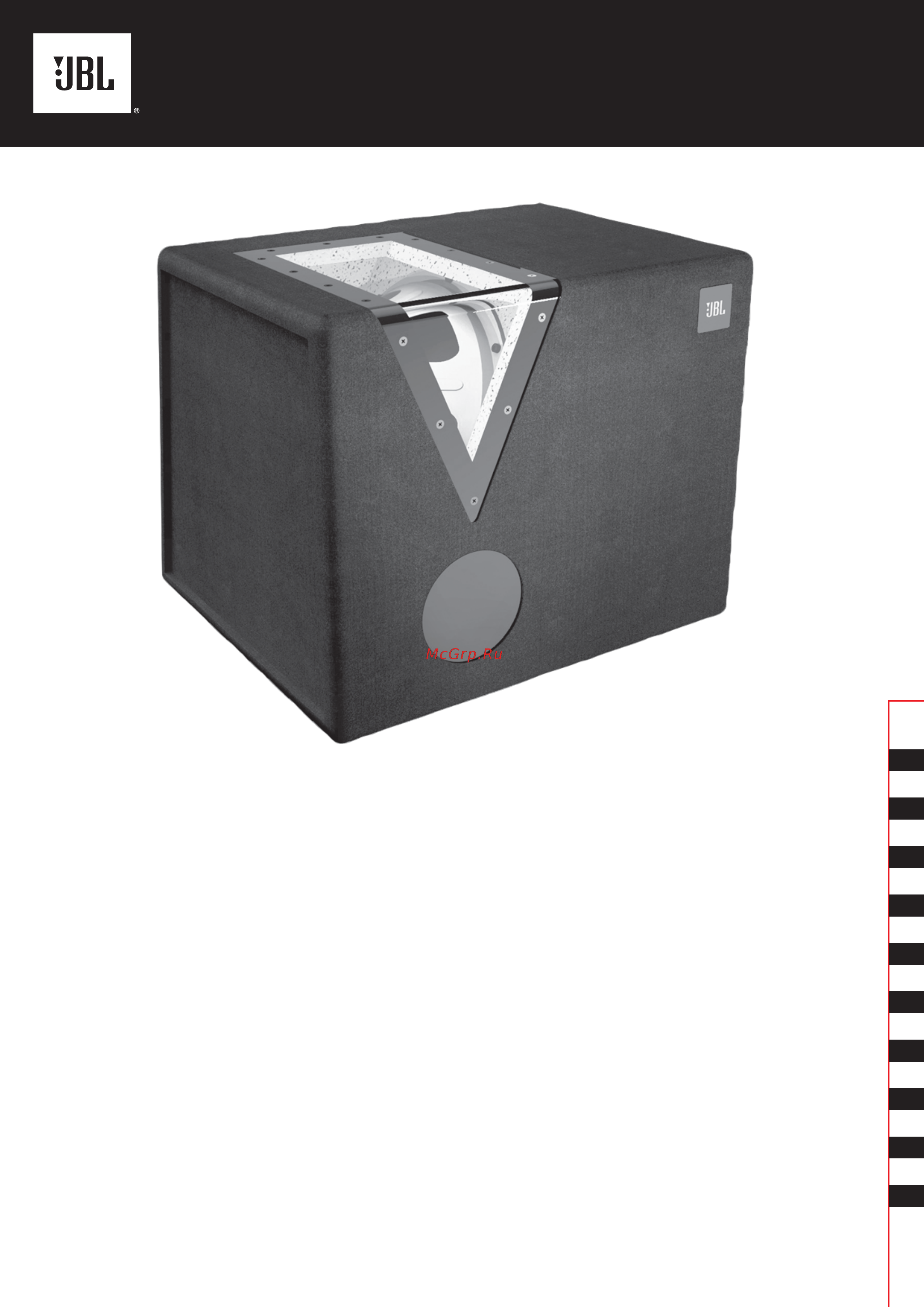 JBL Bandpass GT-12BP Инструкция по эксплуатации онлайн
