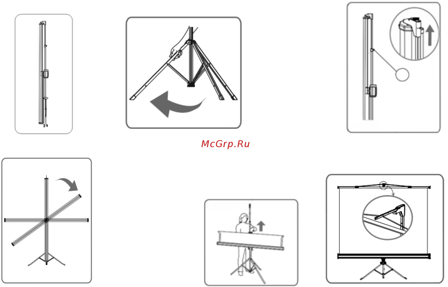 Viewscreen Clamp Pro 4:3 171*128 MW (TCP-1107) [2/3] Для обеспечения личной безопасности