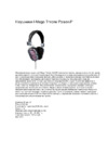 Imego Throne Poison/P Silver/Purple (IAH-326P/P) Инструкция по эксплуатации
