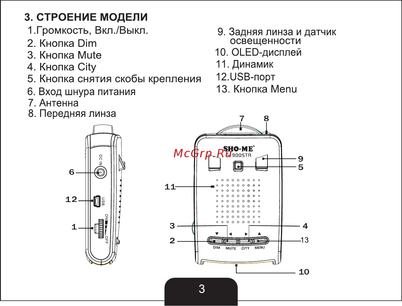 Sho-Me G-900 STR Red [4/35] Страница 4