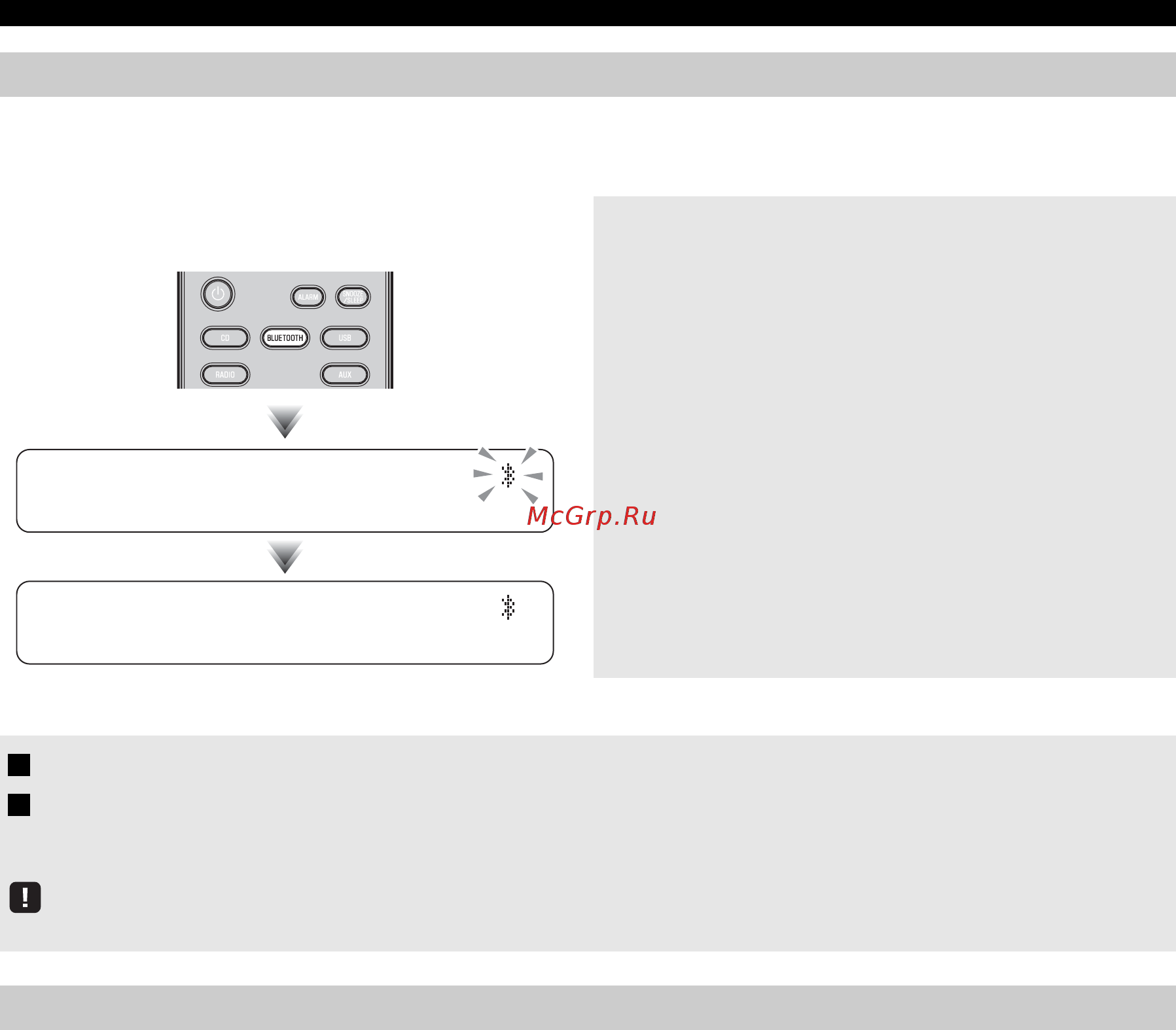 Yamaha MCR-B020 Black [12/195] Connecting an already paired device via bluetooth