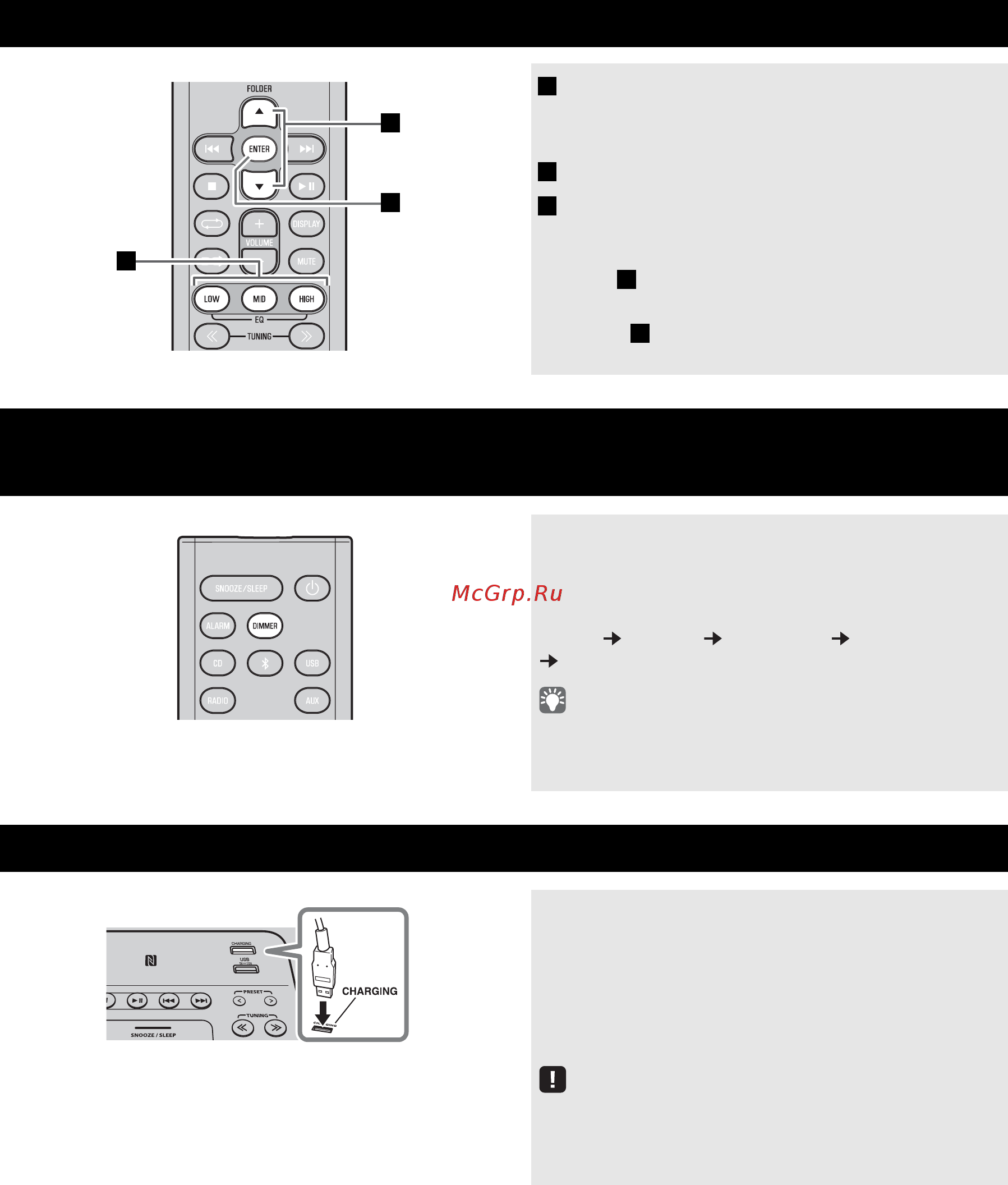 Yamaha TSX-B235 Pure White [92/227] Justera ljusstyrkan för frontpanelens teckenfönster endast fjärrkontroll