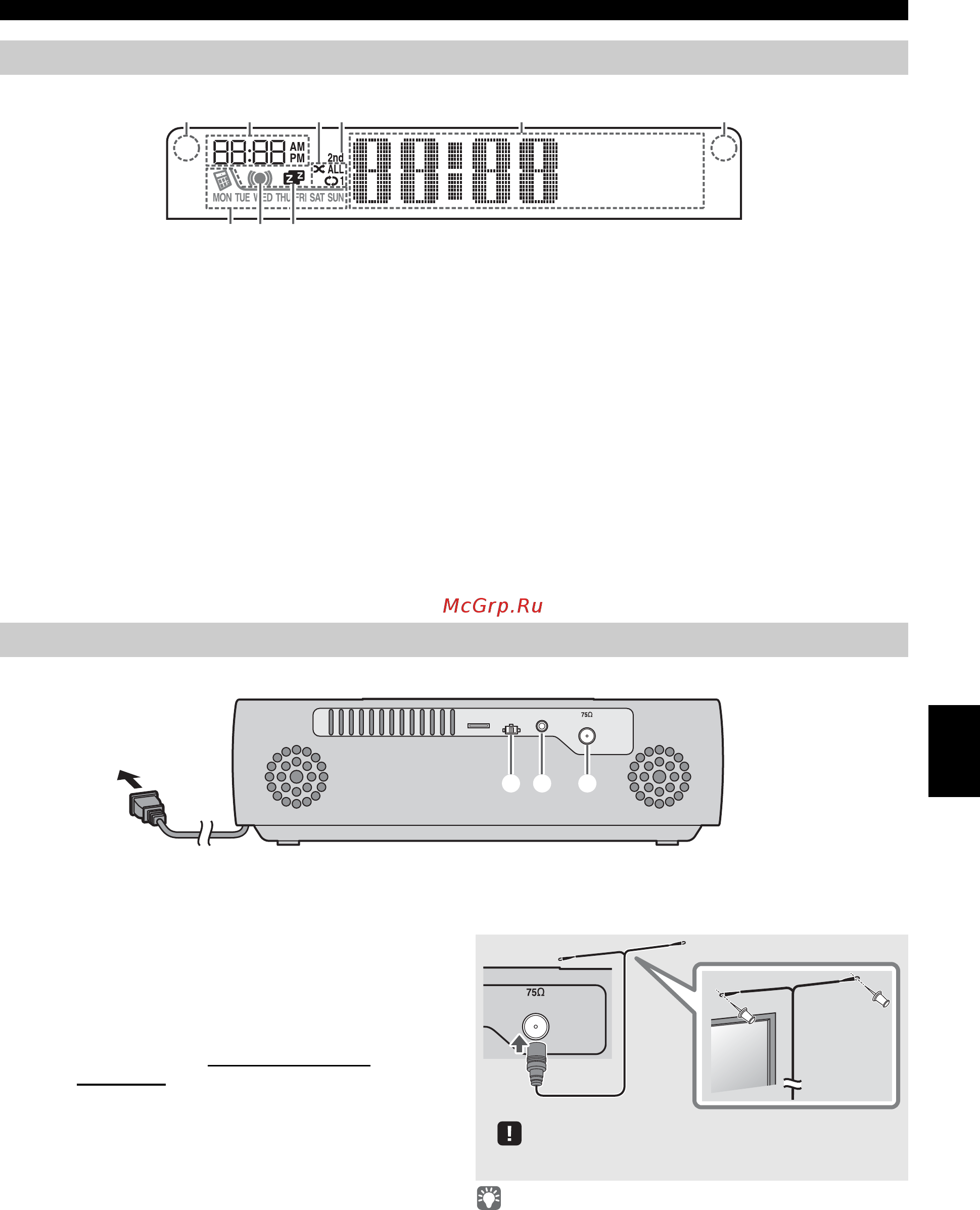 Yamaha TSX-B235 White [173/227] Achterpaneel