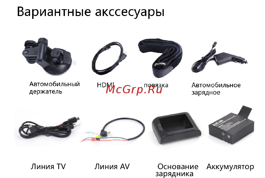 SJCAM SJ5000 Инструкция по эксплуатации онлайн [12/18] 228310