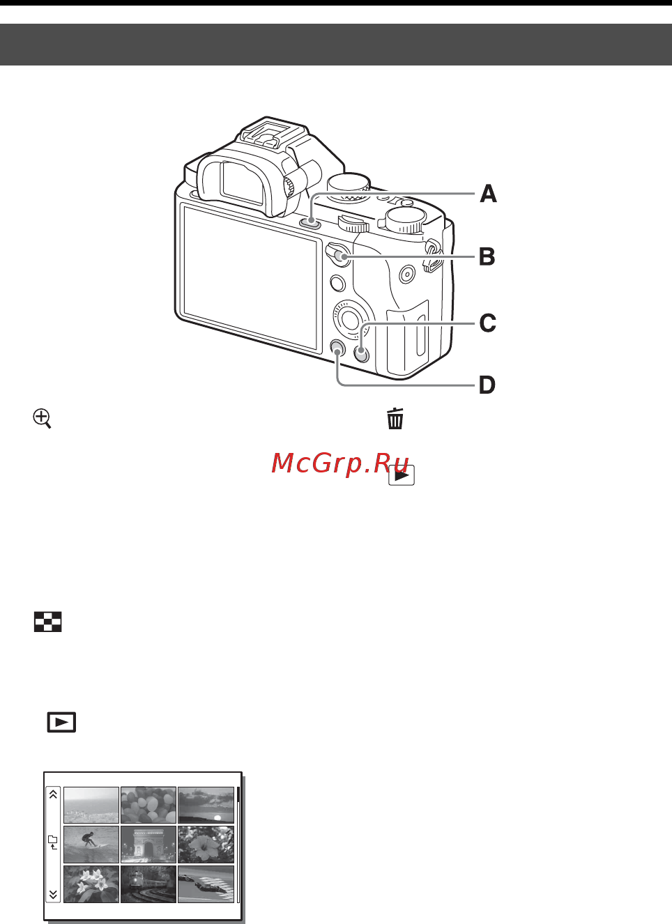 Sony Alpha A7S II Body [170/779] Fonctions de lecture
