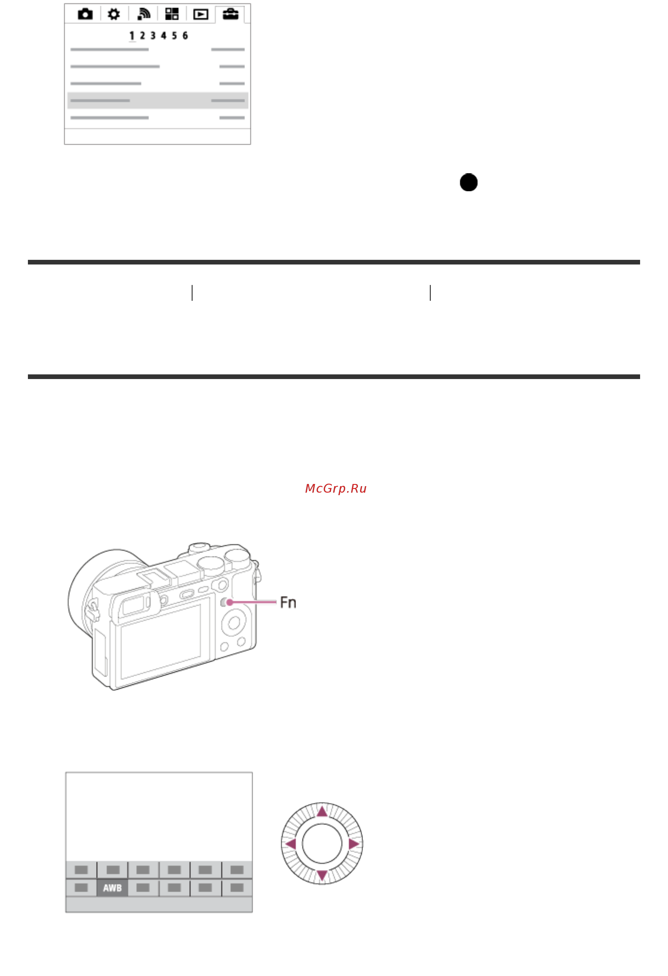 Sony Alpha 6300 Body Black (ILCE-6300/B) [53/308] Использование кнопки fn функция