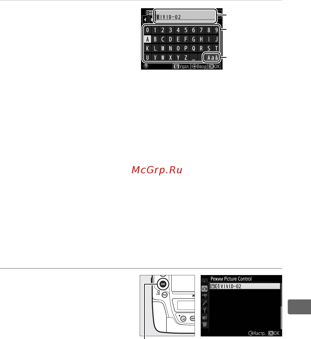 Nikon D5 Body Инструкция по эксплуатации онлайн [207/420] 228406