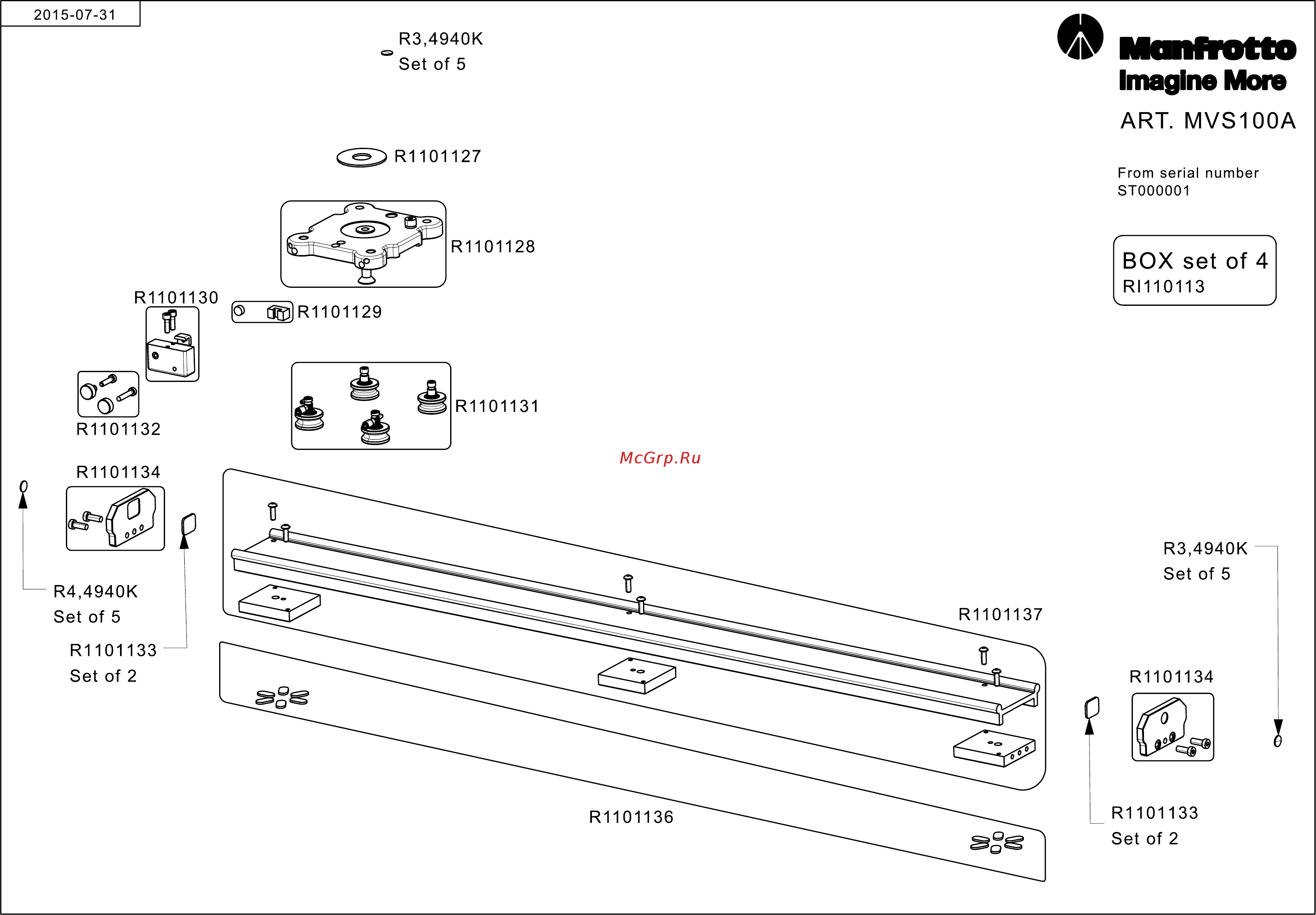 Manfrotto MVS060AMVH500AH Инструкция по эксплуатации онлайн