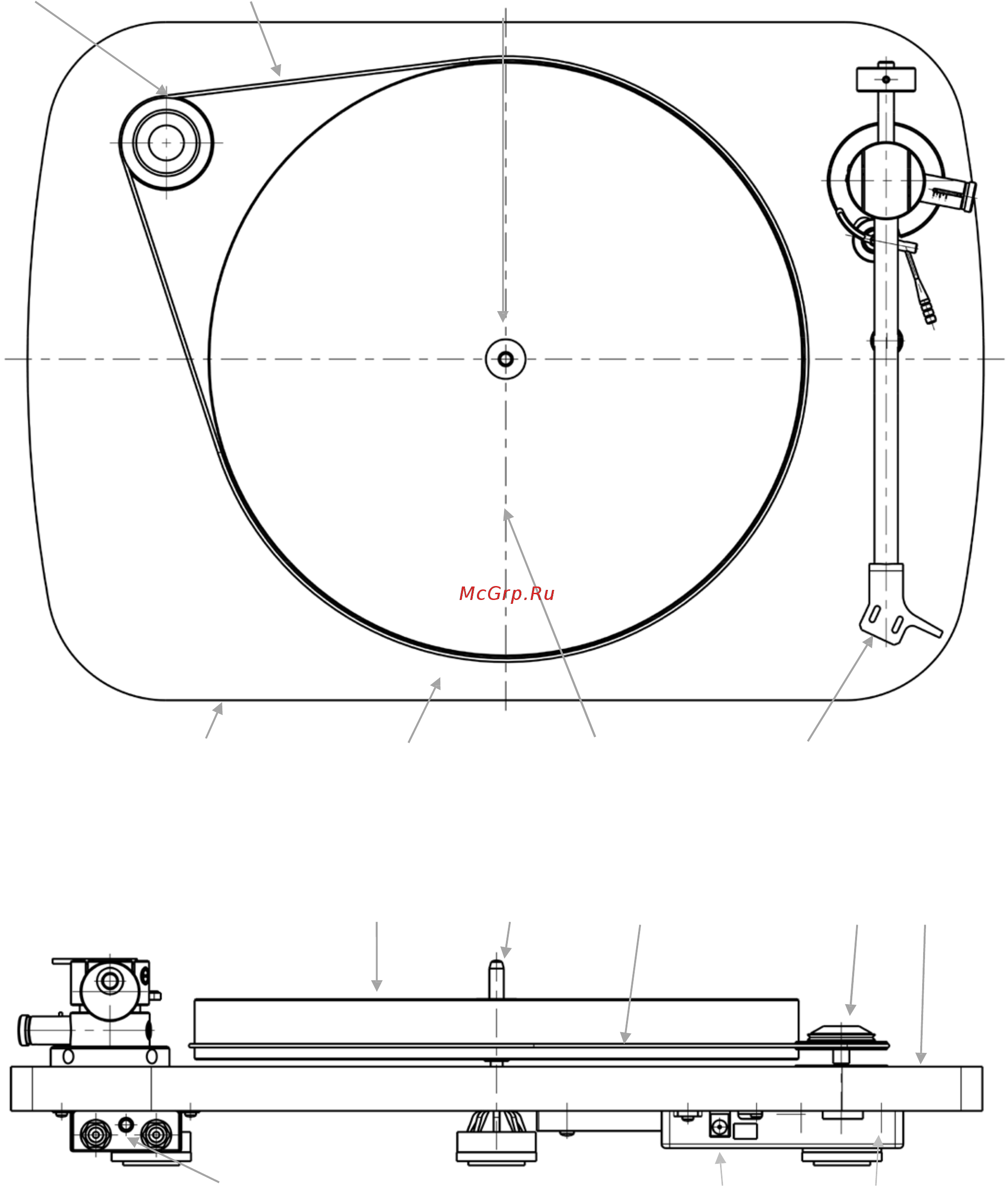 Musical Fidelity Roundtable Turntable Black [2/7] Проигрыватель пластинок round table