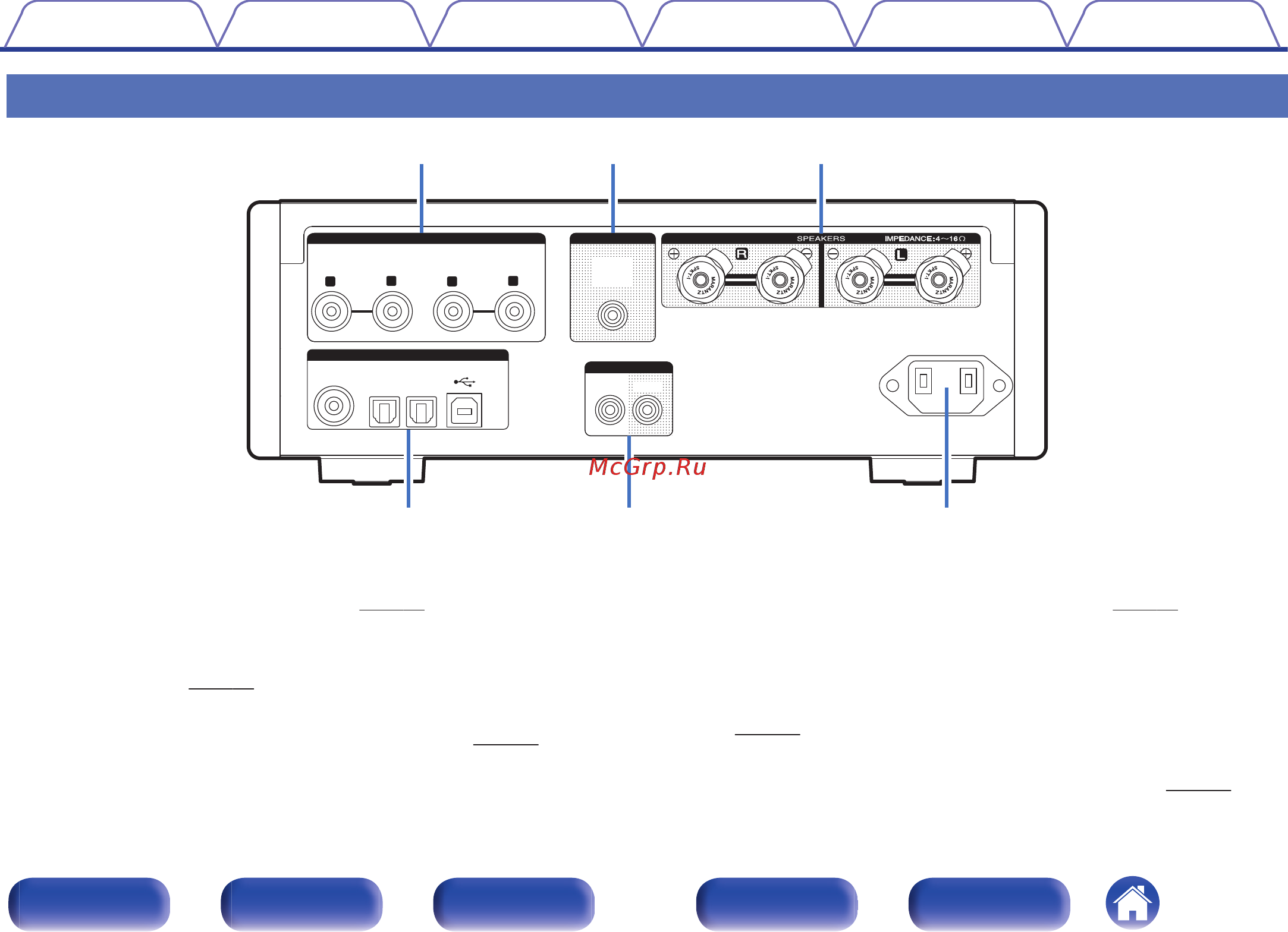 Marantz HD-AMP1 Silver/Gold [12/76] Задняя панель