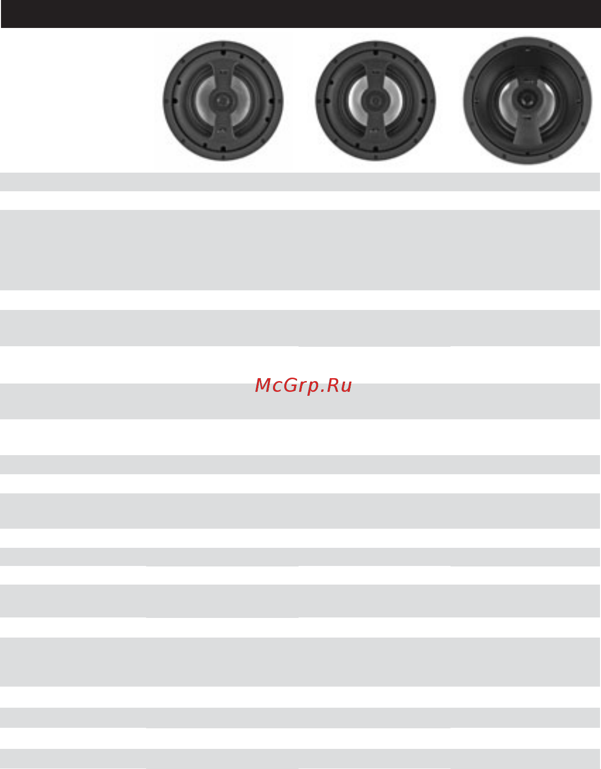 Rbh A-615DS [12/18] Характеристики продолжение