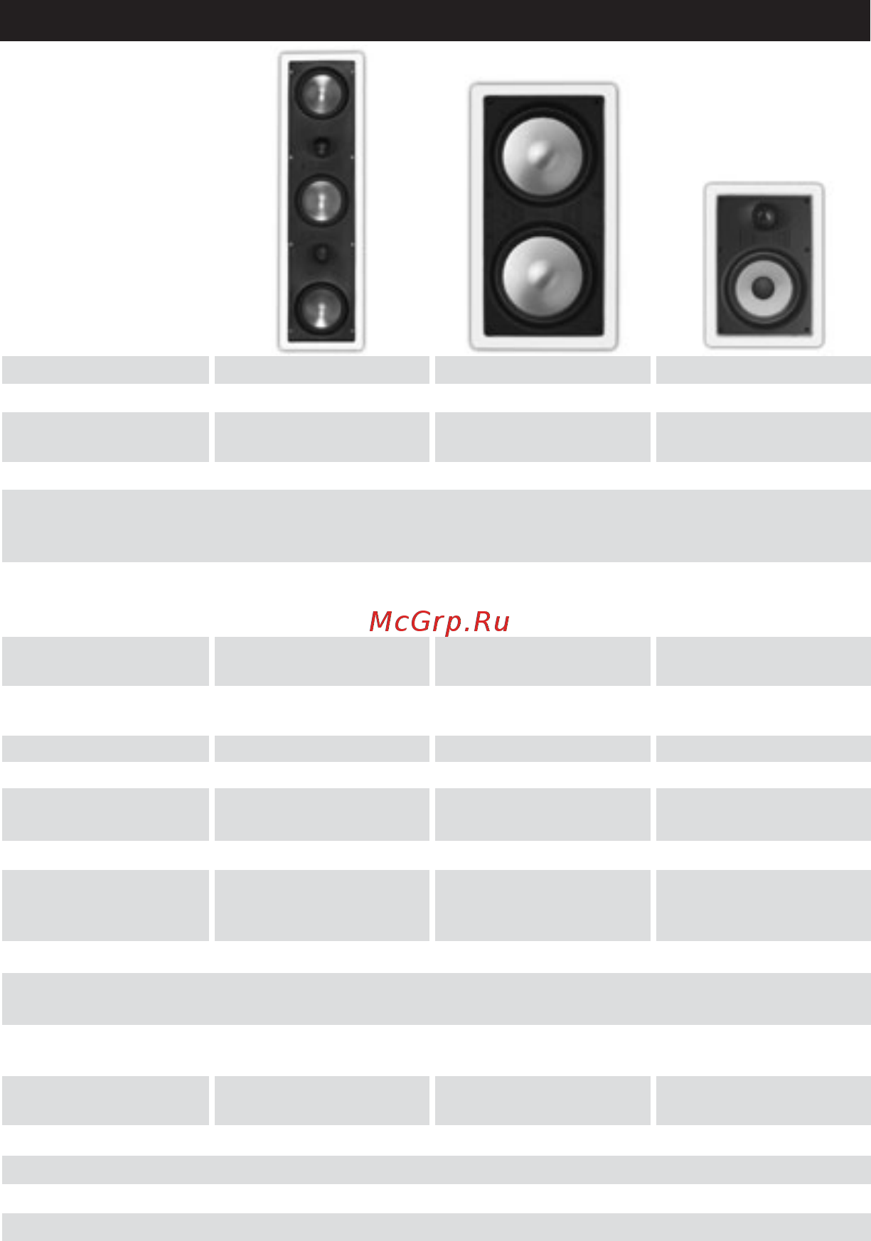 Rbh MC-414C Black [9/14] Характеристики продолжение