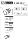 Tamron SP 15-30 мм F/2.8 Di USD Sony (A012S) Инструкция по эксплуатации