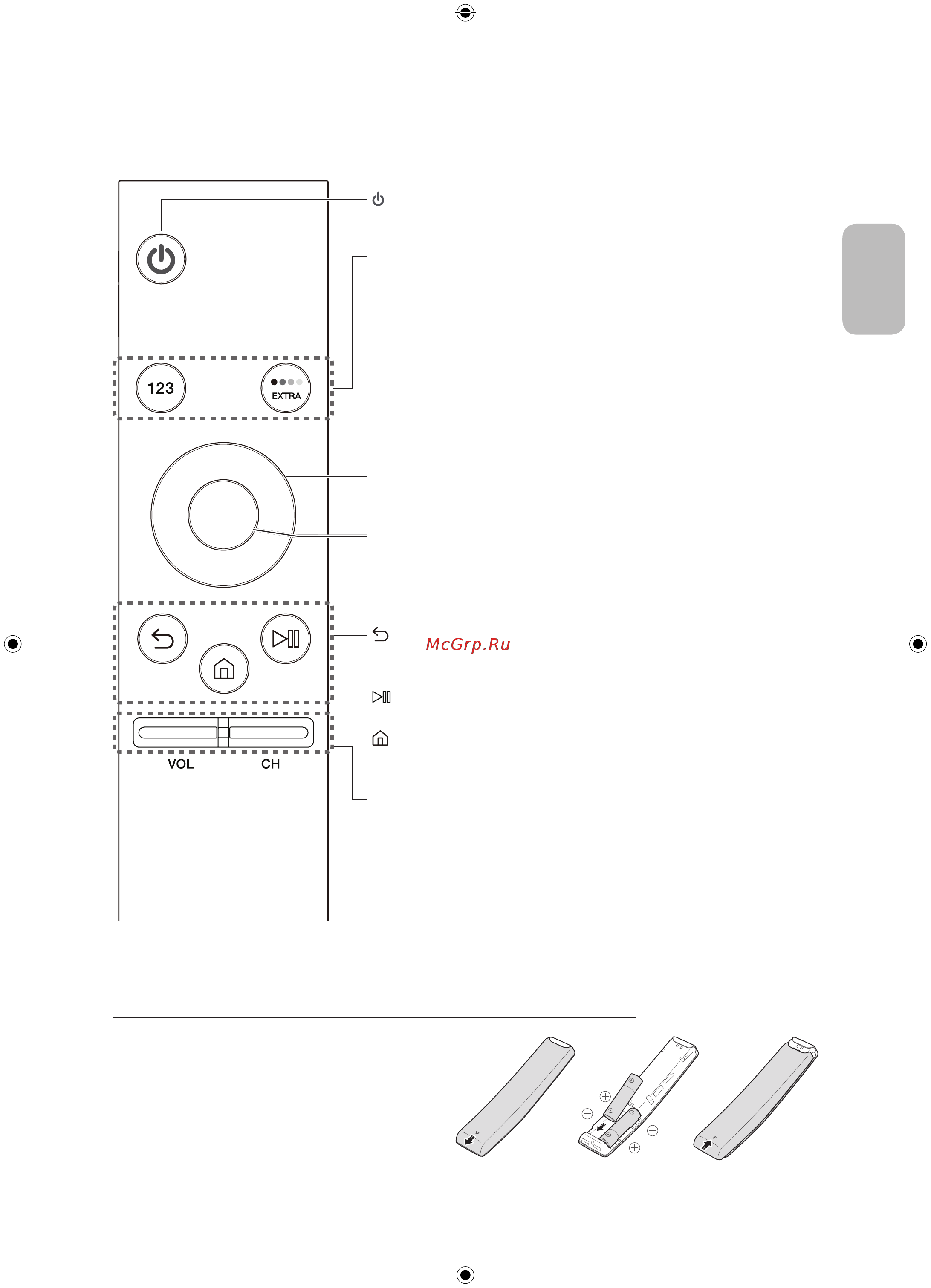 Samsung UE43KU6500U [21/60] The samsung smart remote