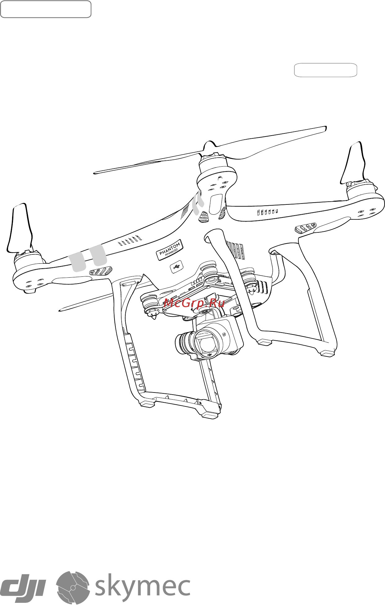 DJI Phantom 3 Professional + 1 батарея Инструкция по эксплуатации онлайн