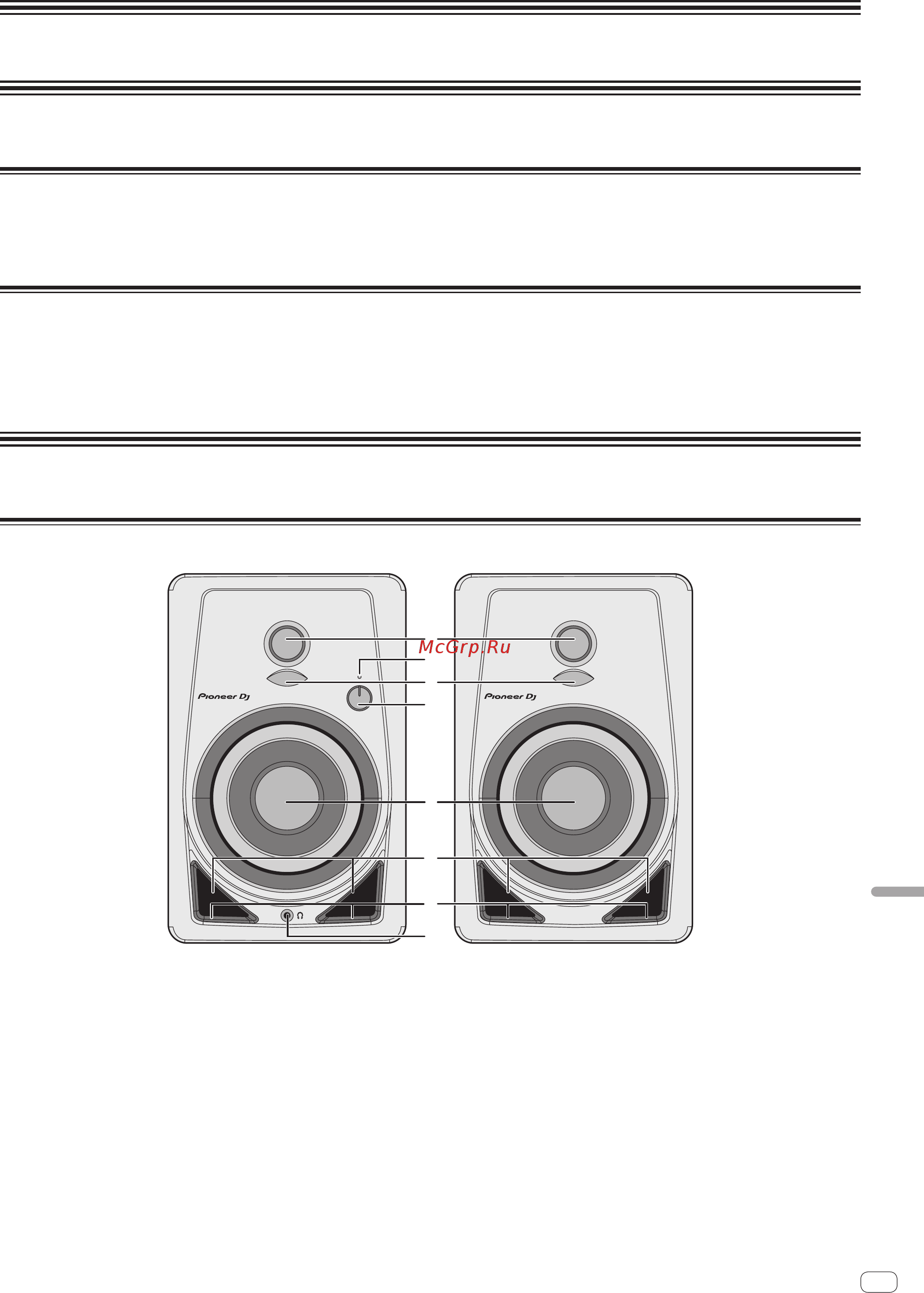 Pioneer DM-40 [3/7] Части системы и их назначение
