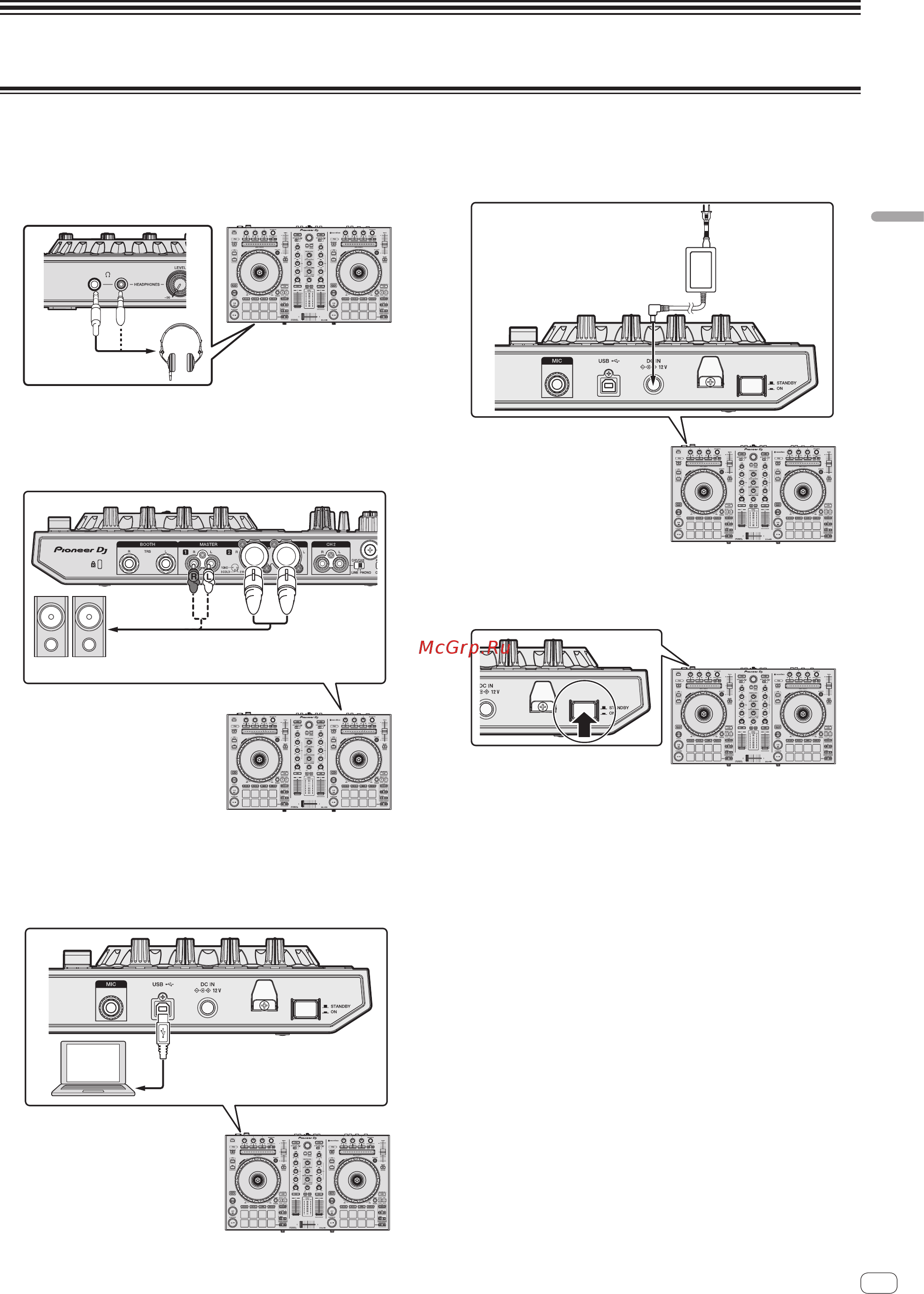 Pioneer DDJ-RR [15/35] Основное управление