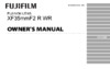 Fujifilm XF35mm F2 R WR Black (16481878) Инструкция по эксплуатации