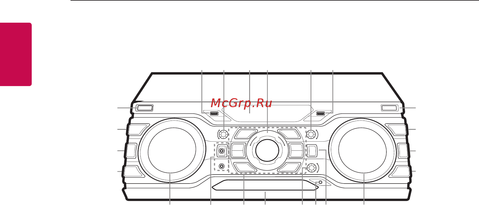 LG CM9760 [10/39] Передняя панель
