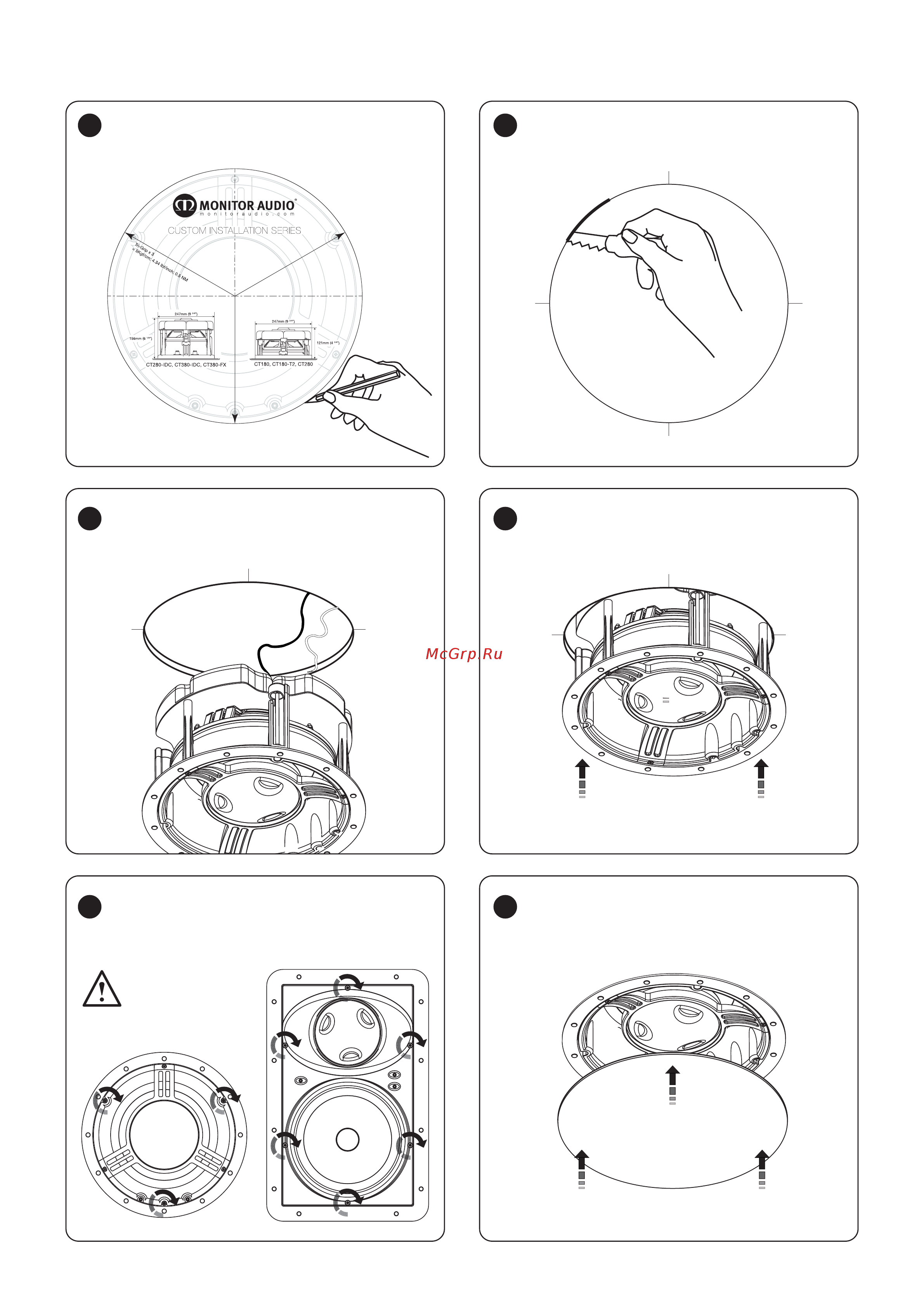 Monitor Audio CT280 [4/8] Ma_ci_trimless_manual_rus 04