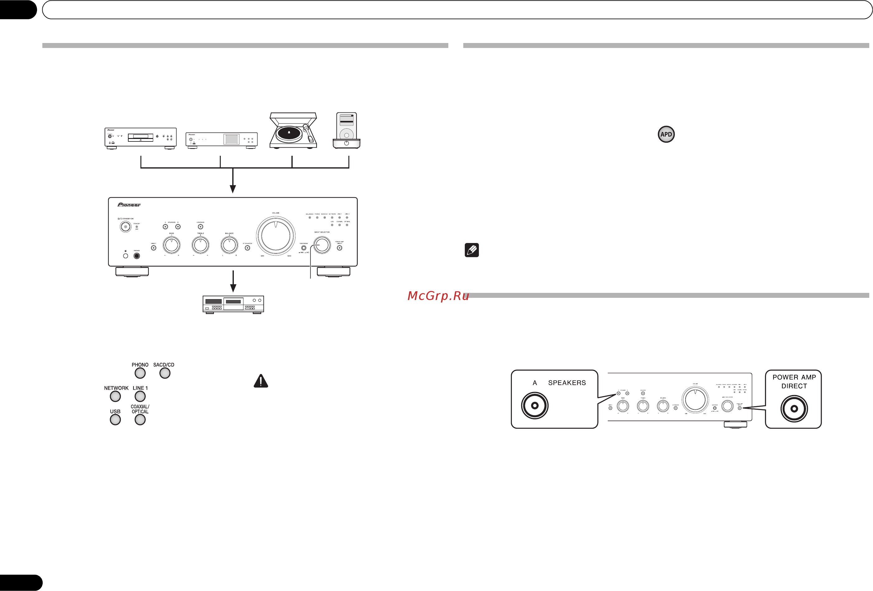 Pioneer A-50DA-S [92/116] Funcionamiento