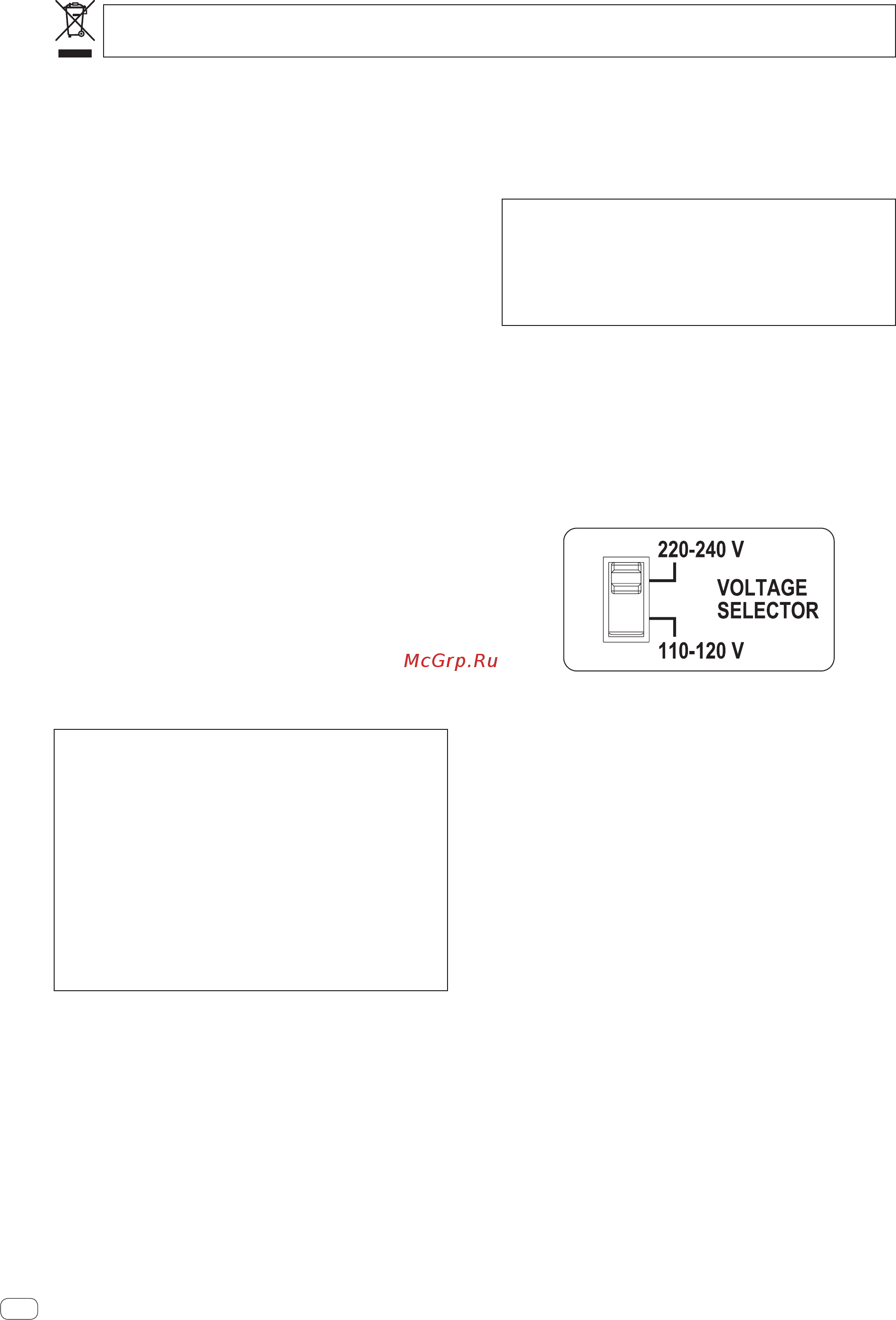 Pioneer PLX-500-W [2/132] Caution