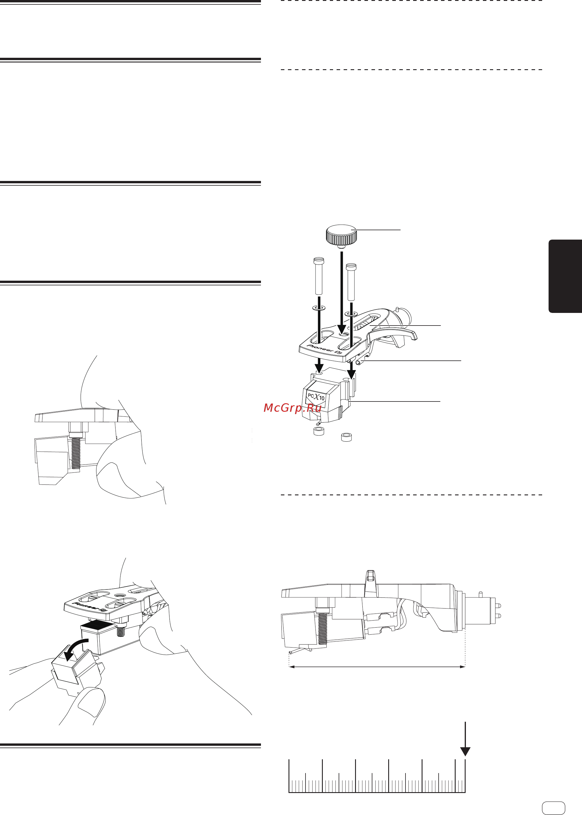 Kromax Projector-100 Grey Titan [63/132] Illuminazione dell estremità della puntina