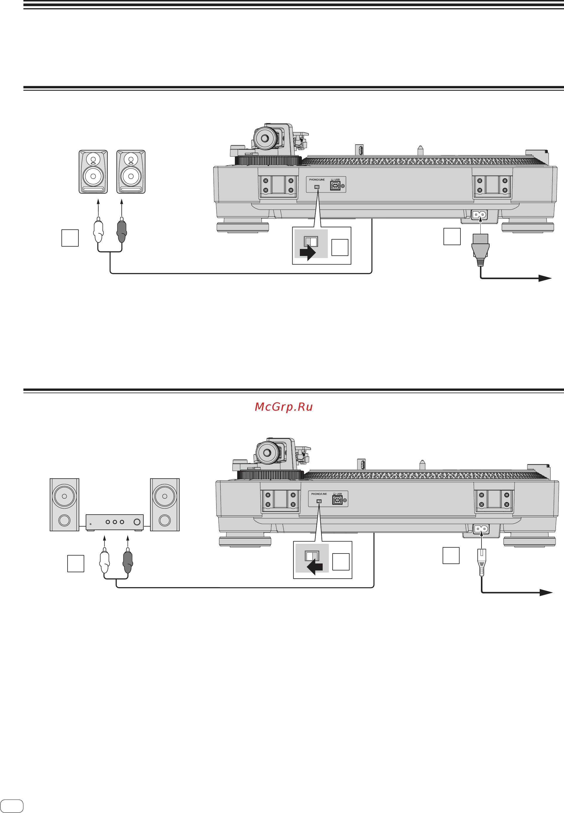 Kromax Projector-100 Grey Titan [76/132] Aansluitingen