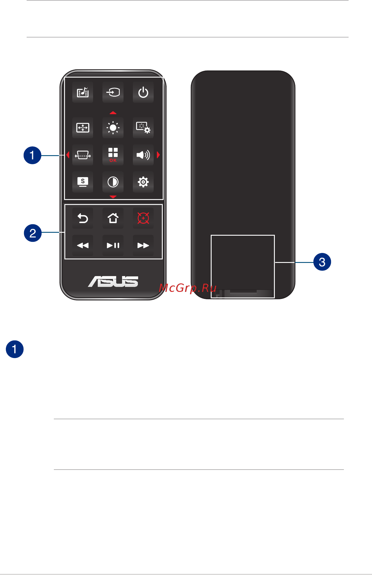 Asus P2B [19/64] Пульт дистанционного управления проектором