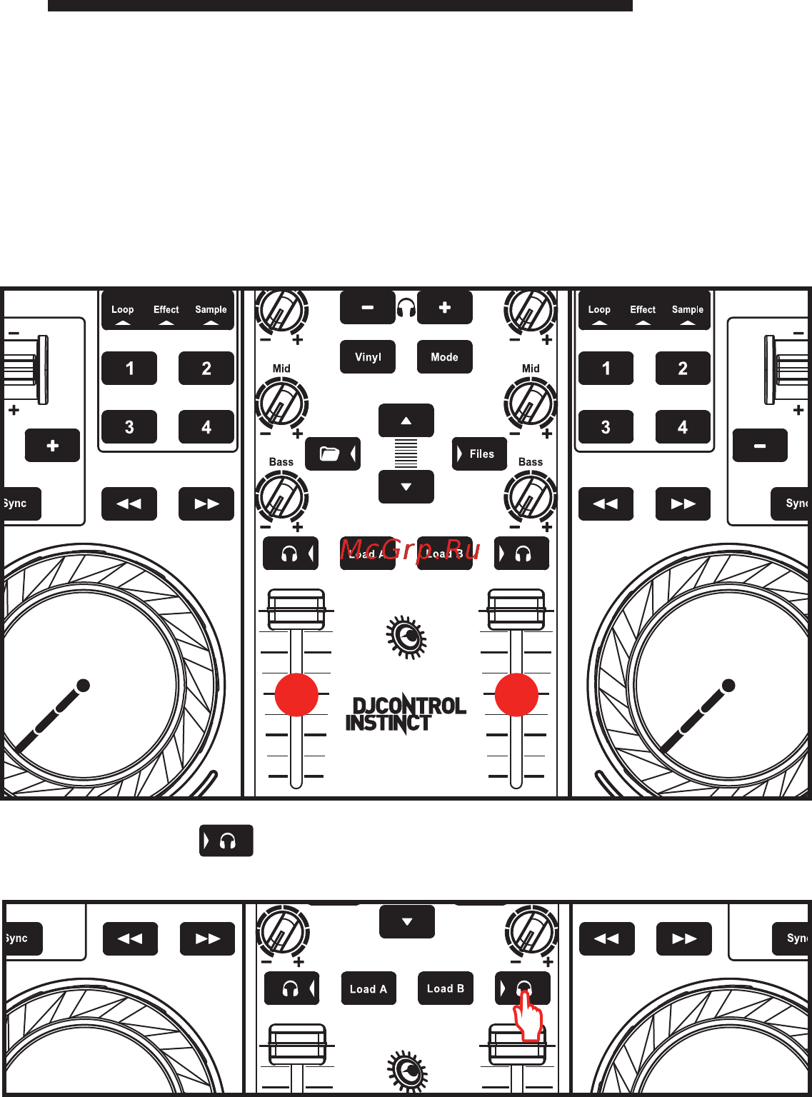 Hercules DJControl Instinct S Series [6/13] Предпрослушивание дорожки