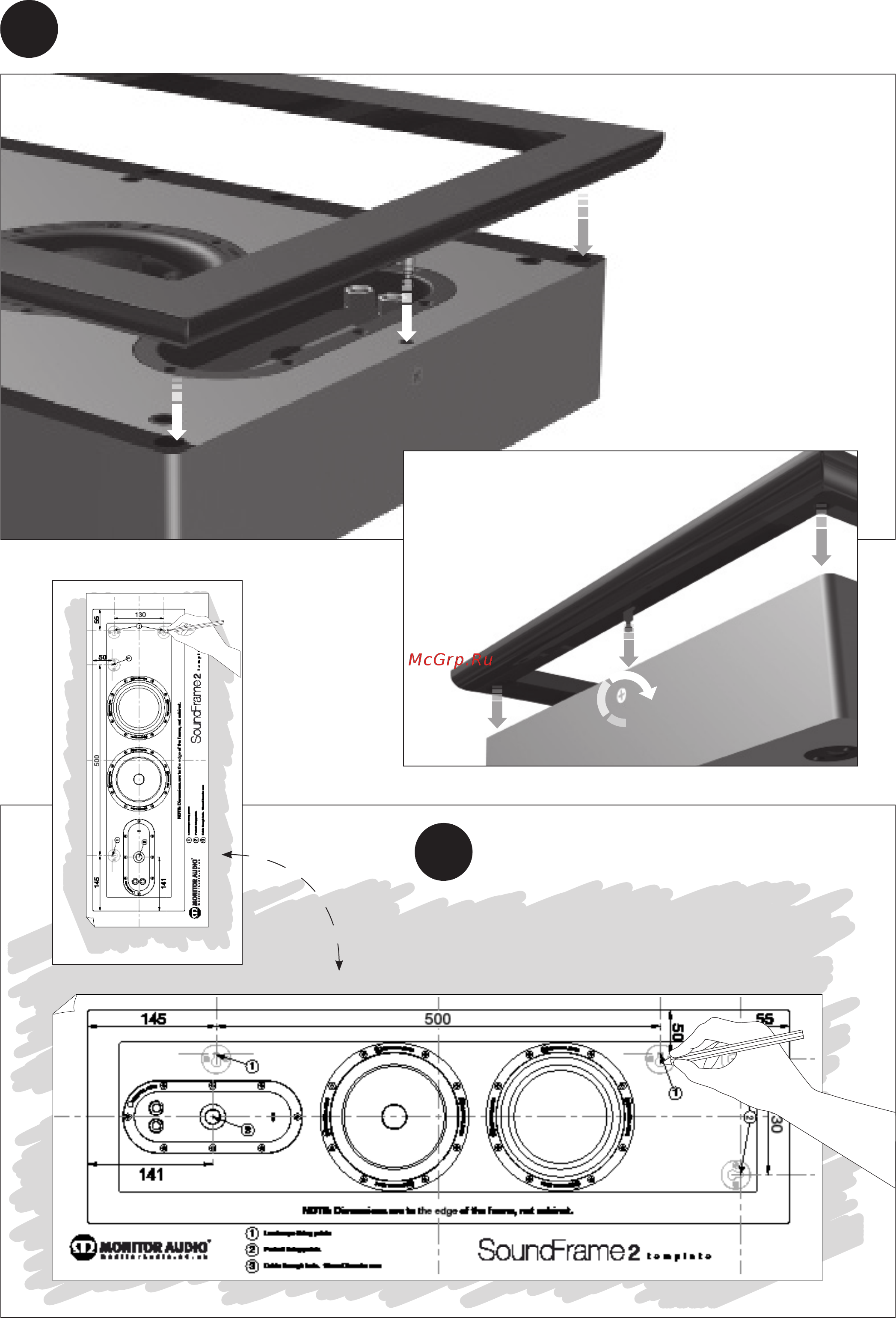 Monitor Audio Soundframe 2 On Wall Black Инструкция по эксплуатации онлайн [4/8] 229540