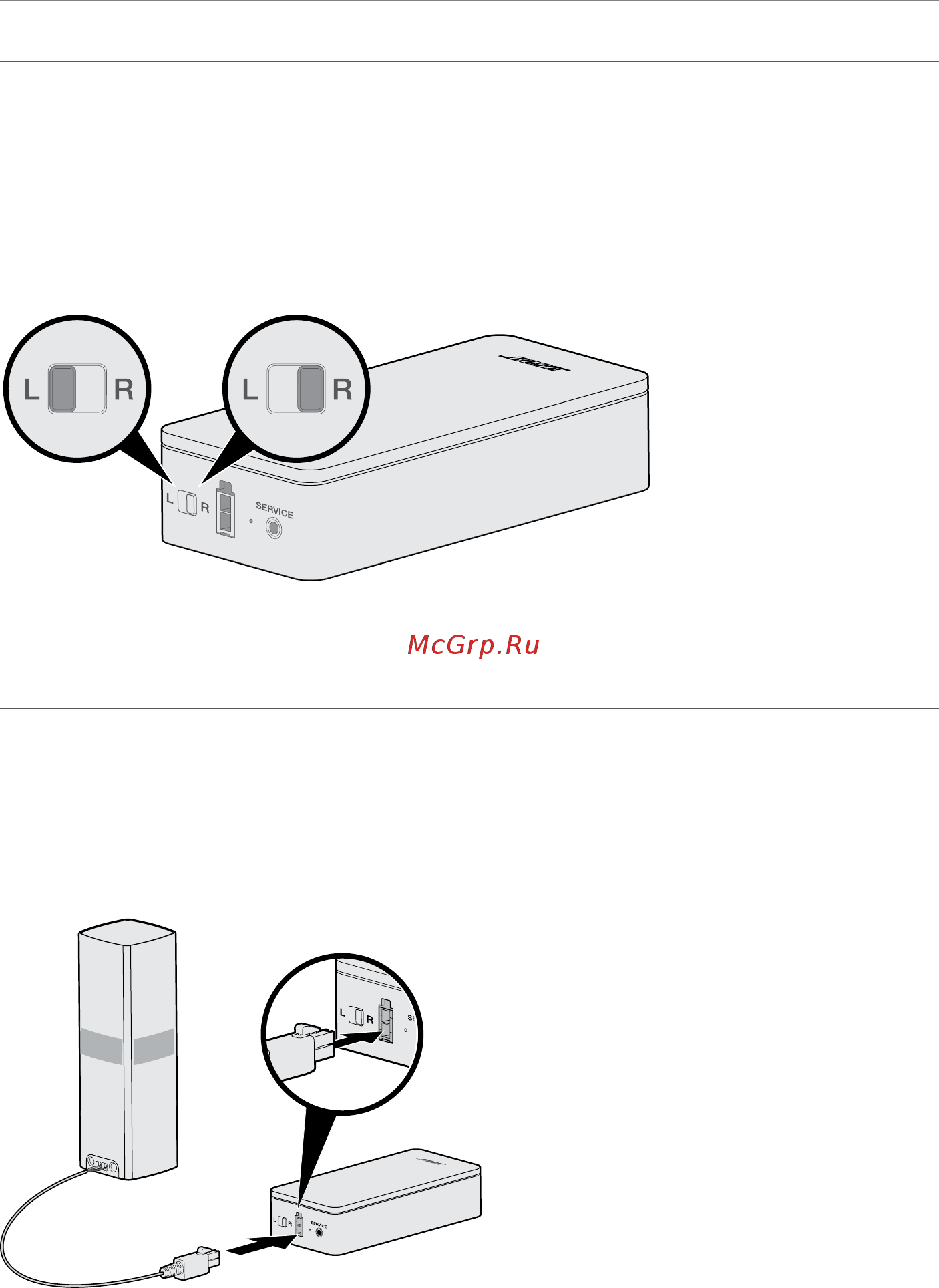 Bose Lifestyle 650 White [40/44] Подключение тыловых громкоговорителей