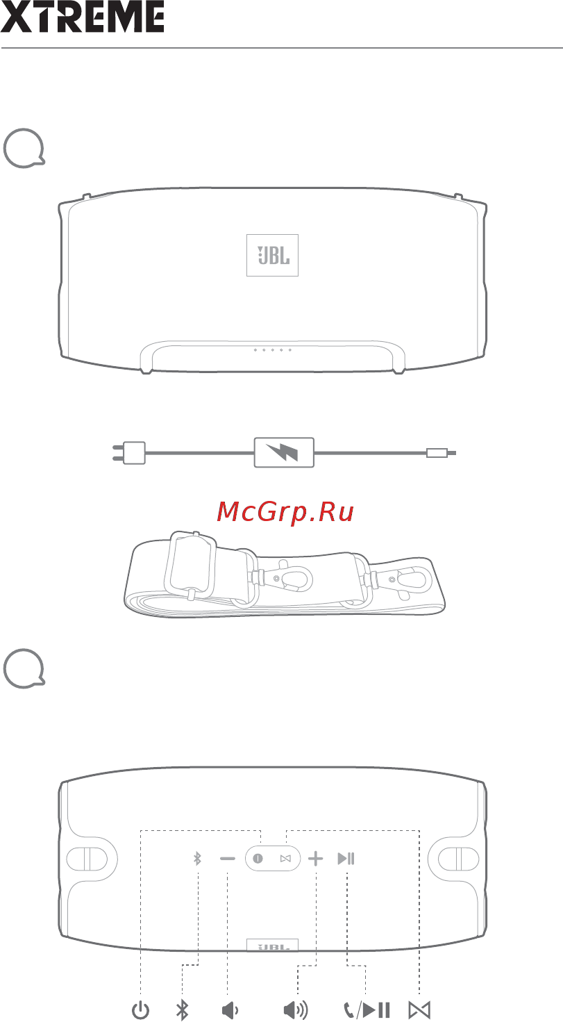 JBL Xtreme ( Инструкция по эксплуатации онлайн [2/17] 229604