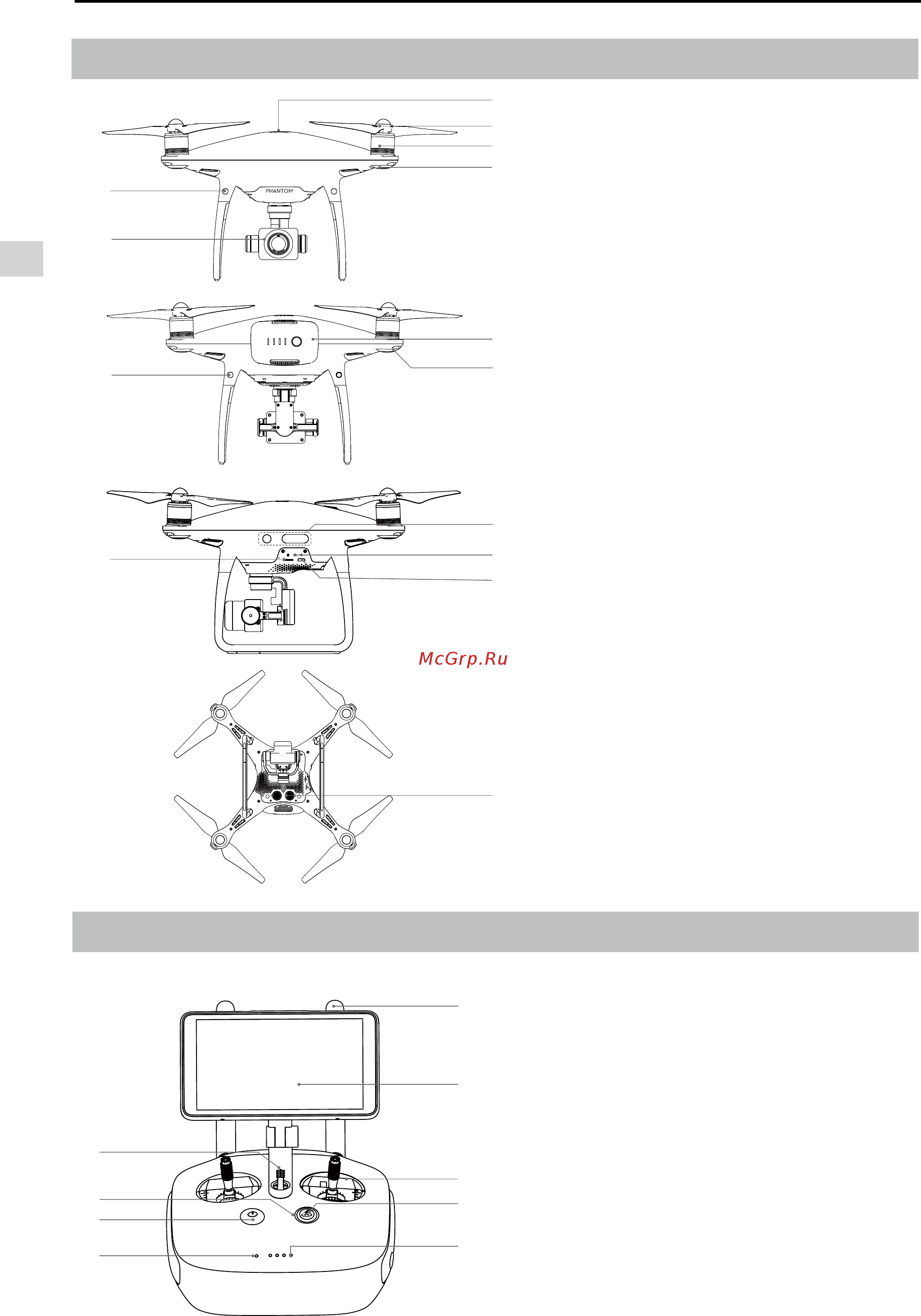 DJI Phantom 4 Pro [8/70] Общий вид пульта