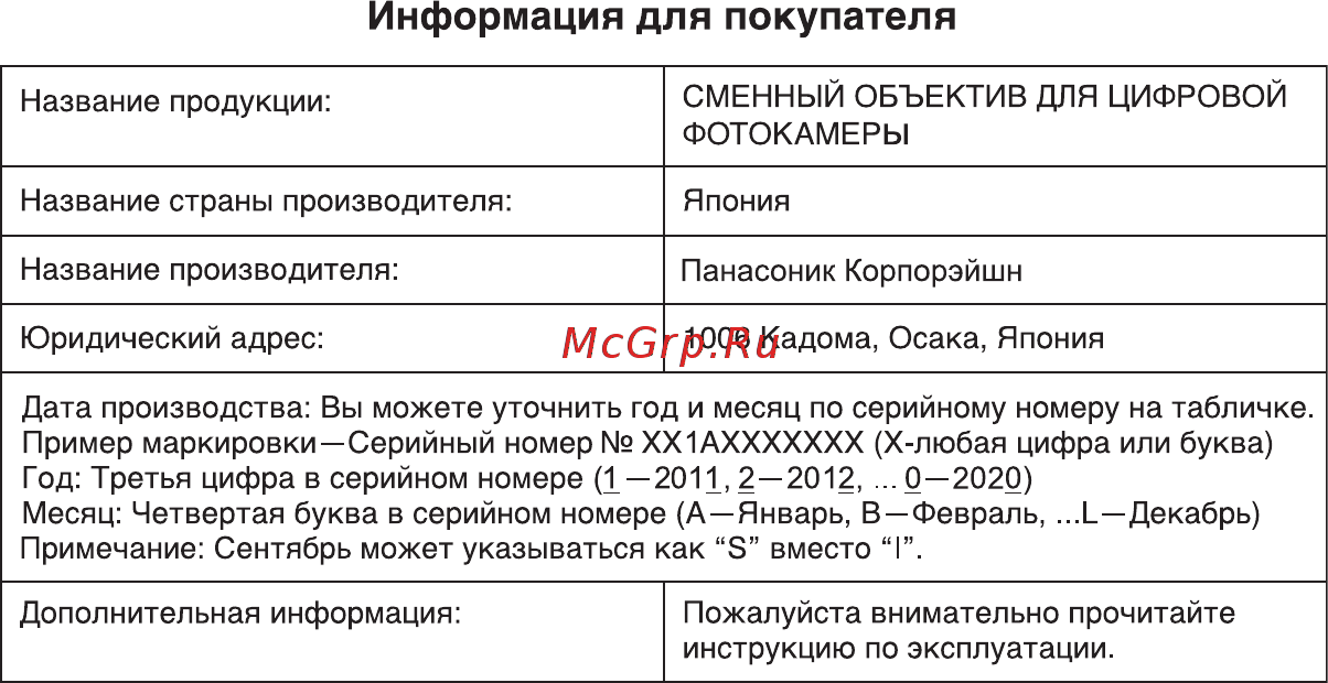 Panasonic H-PS45175E-S Инструкция по эксплуатации онлайн [12/12] 229659