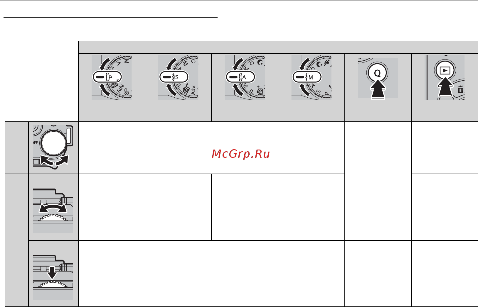 Fujifilm X-A3 Silver [20/164] Главный и вспомогательный диски управления главный и вспомогательный диски управления