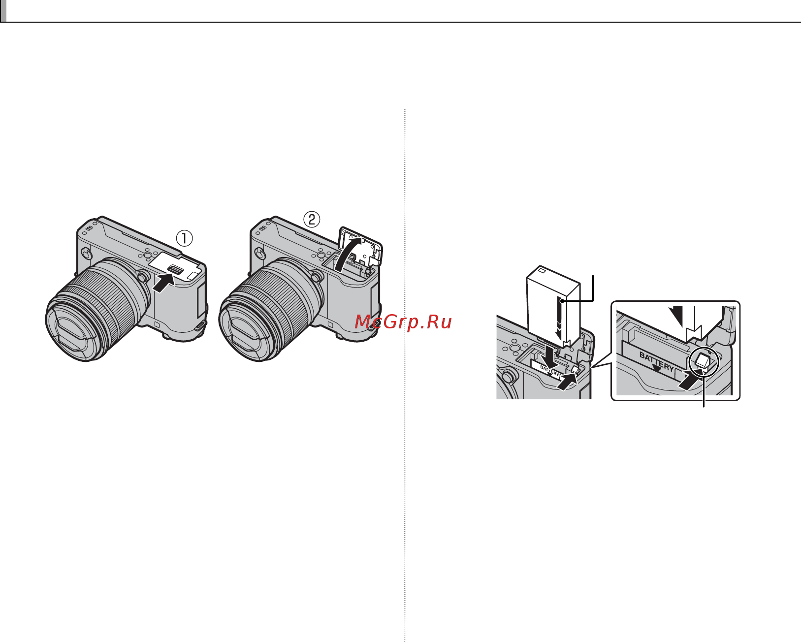 Fujifilm X-A3 Silver [30/164] Установка батареи и карты памяти установка батареи и карты памяти