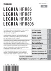 Canon Legria HF R806 Black Инструкция по эксплуатации