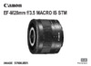 Canon EFM 28mm f/3.5 Macro IS STM with Lens Hood ES-22 Инструкция по эксплуатации
