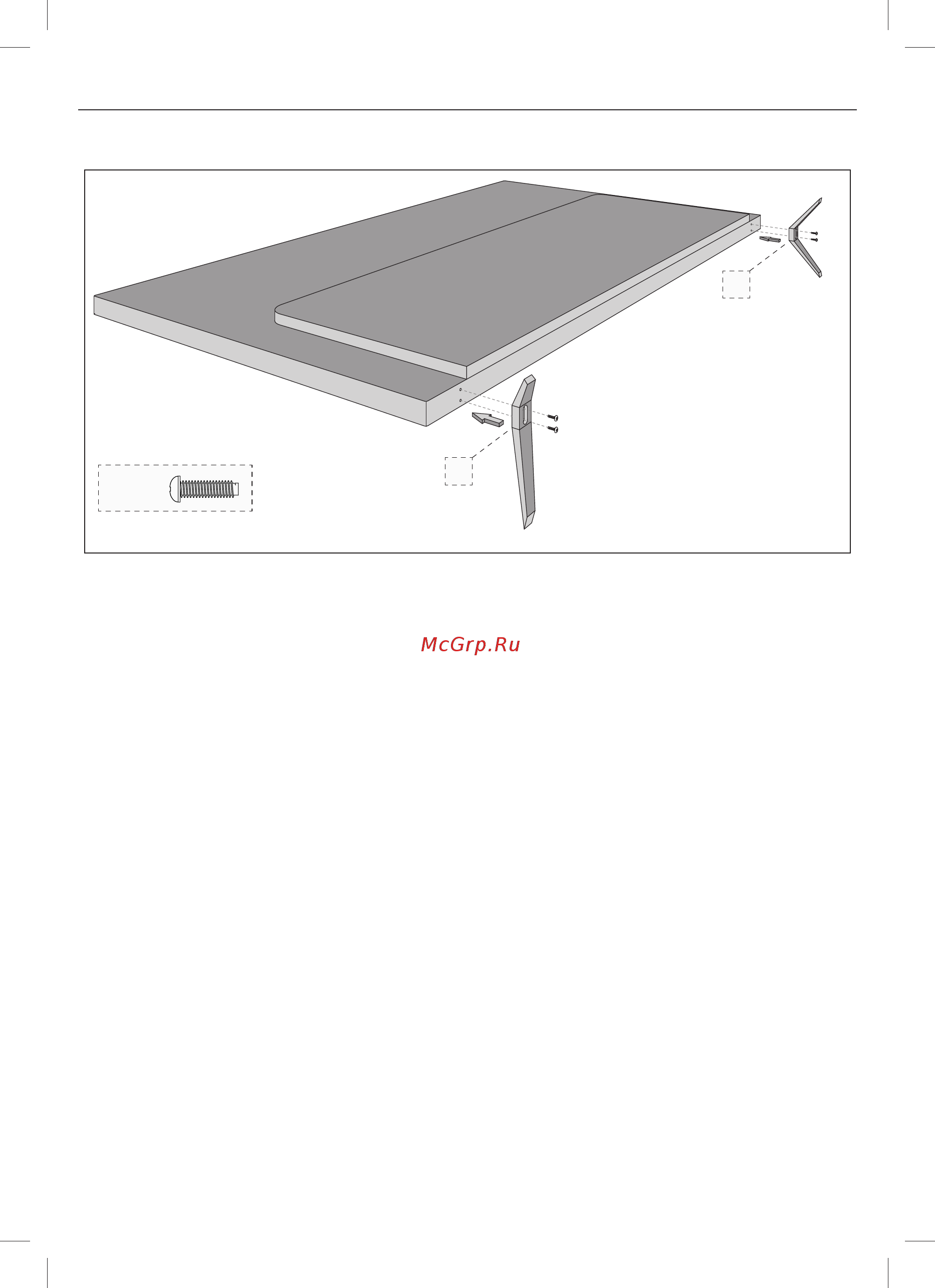 Sharp LC-55CFG6352E [24/28] Установка подставки stand installation 6452 серия series