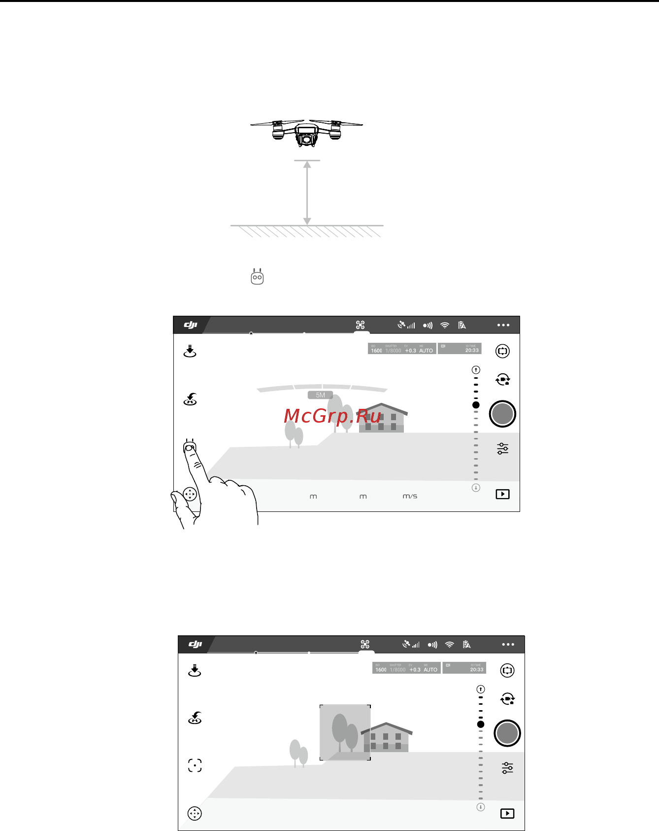 DJI Spark Meadow G [18/56] В приложении dji go 4 нажмите чтобы вывести режимы полета на экран затем выберите