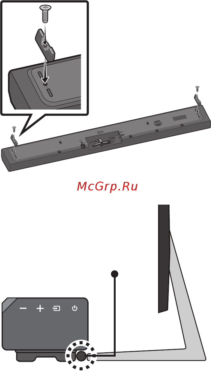 Samsung HW-MS650 [32/111] Установка крепежной ножки