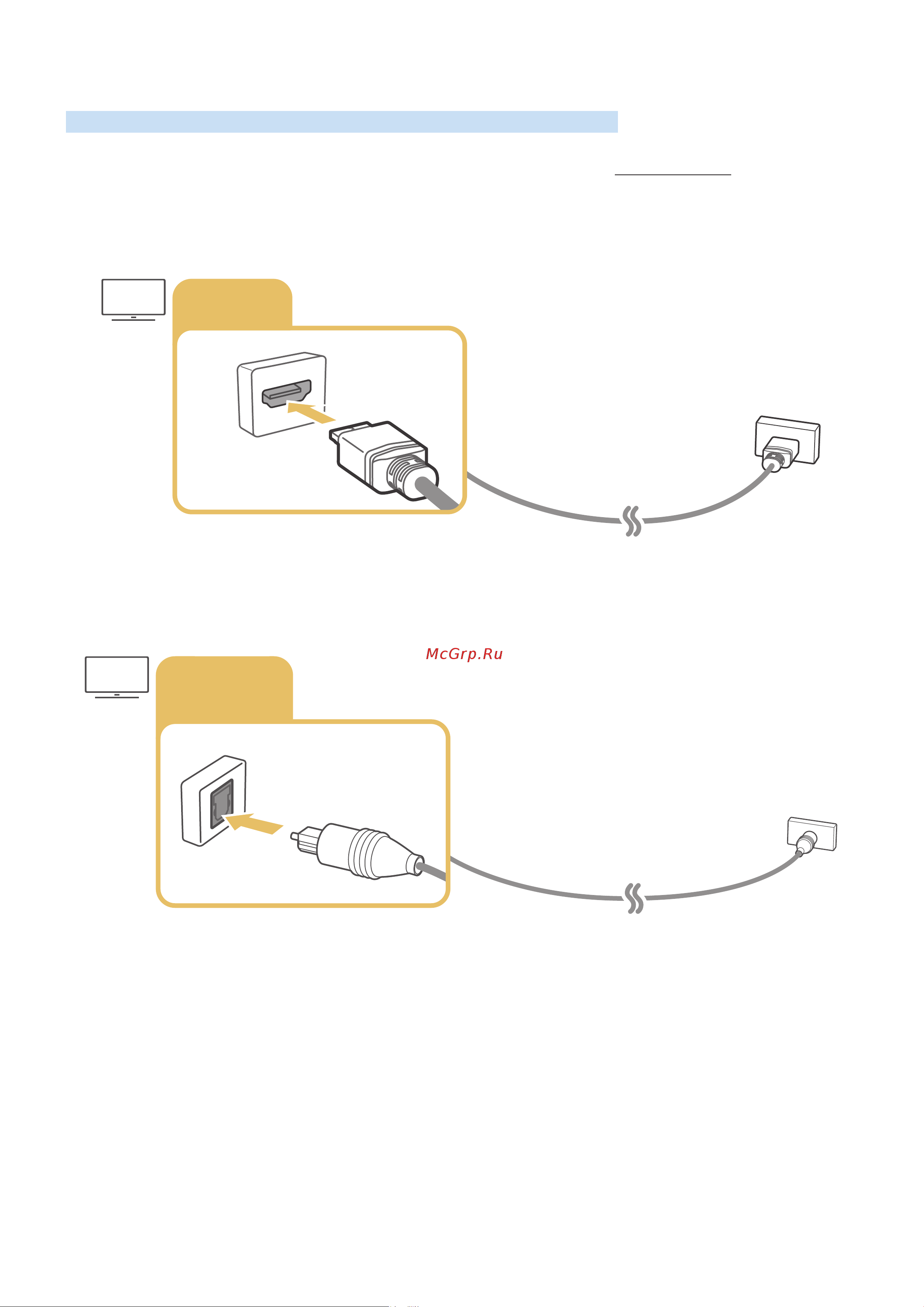 Samsung Series 5 UE49M5550AU [24/155] Подключение с помощью кабеля hdmi arc