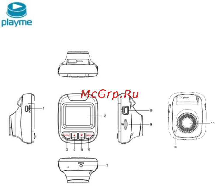 Playme DVR Mini [6/12] Внешний вид и органы управления