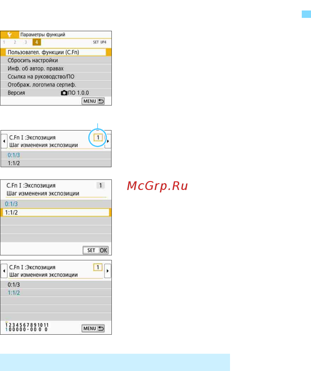 Canon EOS 200D EF-S 18-55 IS STM Kit Silver [364/458] Установка пользовательских функций