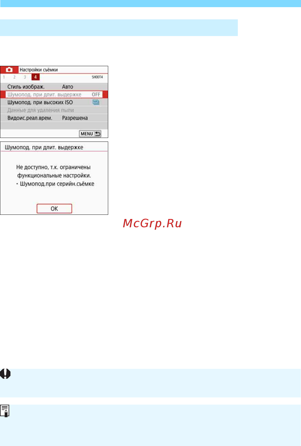 Canon EOS 200D EF-S 18-55 IS STM Kit Silver [64/458] Пункты меню выделенные серым цветом