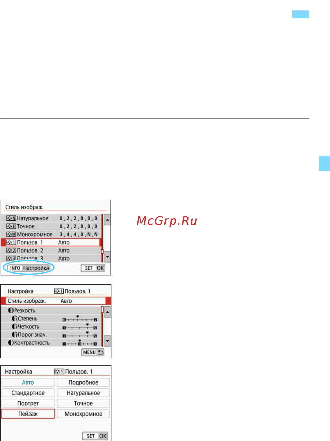 Canon EOS 200D Kit 18-55 IS STM White [141/458] Регистрация стиля изображения