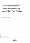 Loewe FS Plate 55-65 72670S00 Инструкция по эксплуатации